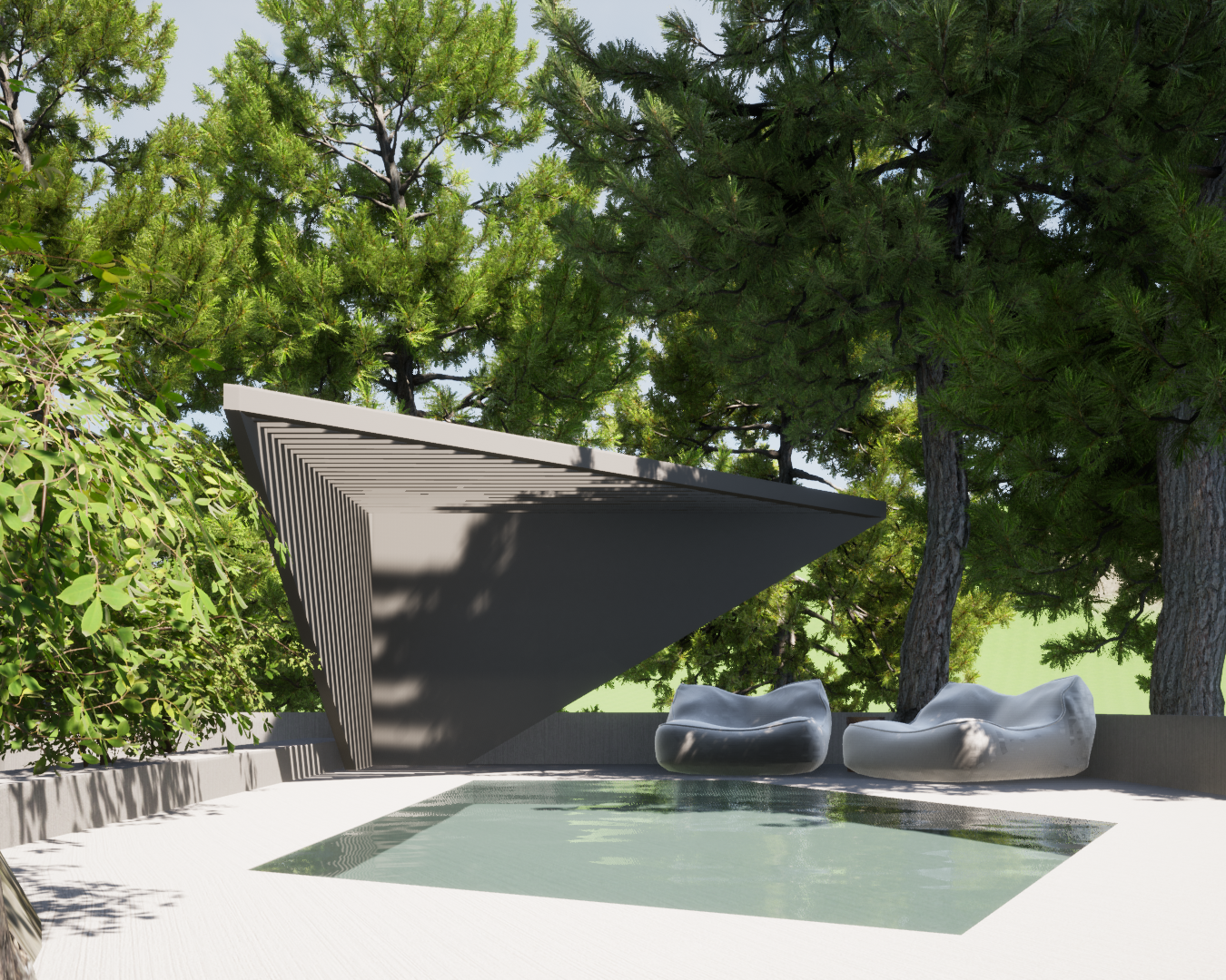 Terrassa amb piscina privada