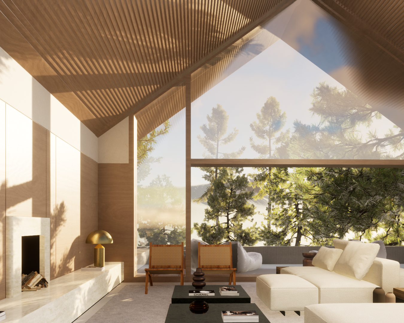 xalet amb xemeneia a Andorra